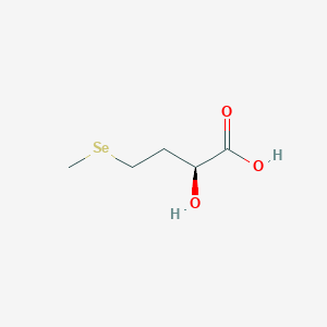 Butanoic acid, 2-hydroxy-4-(methylseleno)-, (2S)-