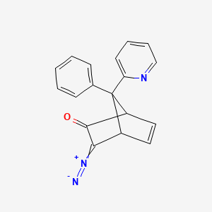 3-Diazonio-7-phenyl-7-(pyridin-2-yl)bicyclo[2.2.1]hepta-2,5-dien-2-olate