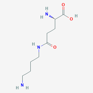 molecular formula C9H19N3O3 B1259937 gamma-L-Glutamylputrescine 