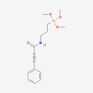 3-Phenyl-N-[3-(trimethoxysilyl)propyl]prop-2-ynamide