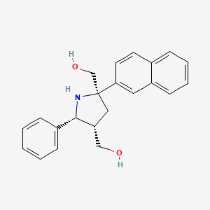 [(2R,4S,5R)-2-(Naphthalen-2-yl)-5-phenylpyrrolidine-2,4-diyl]dimethanol