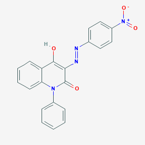 3-[2-(4-Nitrophenyl)hydrazinylidene]-1-phenylquinoline-2,4(1H,3H)-dione