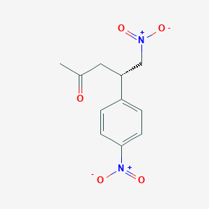 molecular formula C11H12N2O5 B12599395 (4S)-5-Nitro-4-(4-nitrophenyl)pentan-2-one CAS No. 648430-79-9