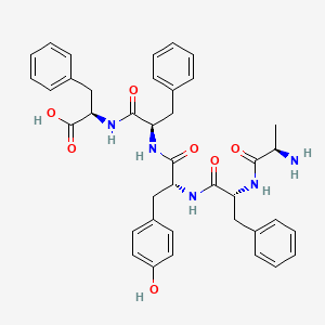 D-Alanyl-D-phenylalanyl-D-tyrosyl-D-phenylalanyl-D-phenylalanine