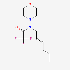 2,2,2-Trifluoro-N-(hex-2-en-1-yl)-N-(morpholin-4-yl)acetamide