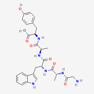 Glycyl-D-alanyl-D-tryptophyl-D-alanyl-D-tyrosine