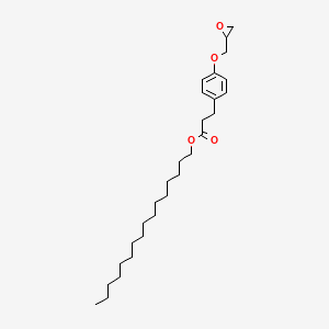 Hexadecyl 3-{4-[(oxiran-2-yl)methoxy]phenyl}propanoate