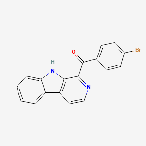 (4-Bromophenyl)(9H-beta-carbolin-1-yl)methanone