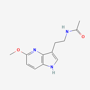 molecular formula C12H15N3O2 B1259947 4-Azamelatonin 