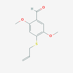 Benzaldehyde, 2,5-dimethoxy-4-(2-propenylthio)-