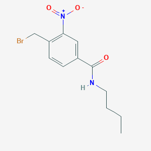 4-(Bromomethyl)-N-butyl-3-nitrobenzamide