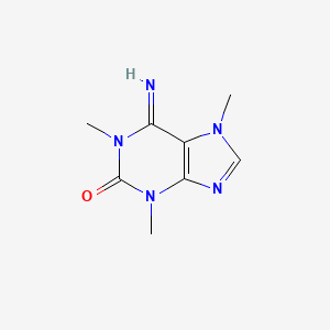 molecular formula C8H11N5O B1259961 1,3,7-三甲基异鸟嘌呤 