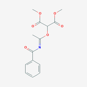 Dimethyl {[(1E)-N-benzoylethanimidoyl]oxy}propanedioate