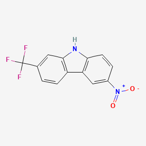 6-Nitro-2-(trifluoromethyl)-9H-carbazole