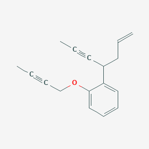 1-[(But-2-yn-1-yl)oxy]-2-(hept-1-en-5-yn-4-yl)benzene