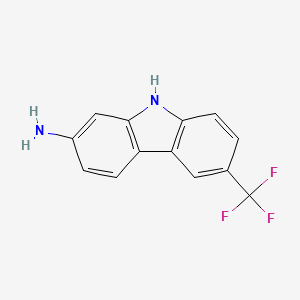 6-(trifluoromethyl)-9H-carbazol-2-ylamine