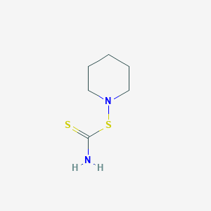 molecular formula C6H12N2S2 B1259972 Piperidyl dithiocarbamate 