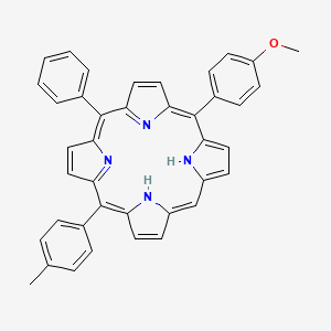 5-(4-Methoxyphenyl)-15-(4-methylphenyl)-10-phenylporphyrin