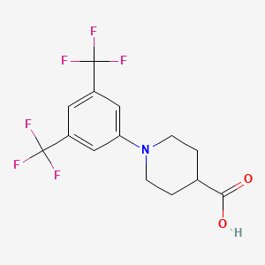 4-Piperidinecarboxylic acid, 1-[3,5-bis(trifluoromethyl)phenyl]-