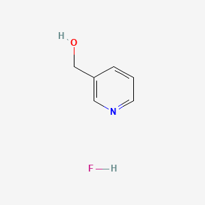 molecular formula C6H8FNO B1259983 Nicotinyl alcohol hydrofluoride CAS No. 62756-44-9