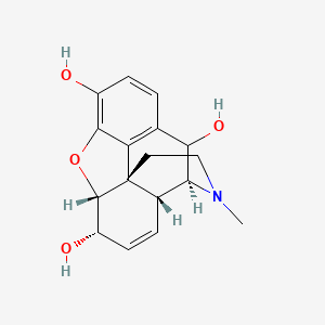 10-Hydroxymorphine solution, 100 mug/mL in methanol, ampule of 1 mL, certified reference material