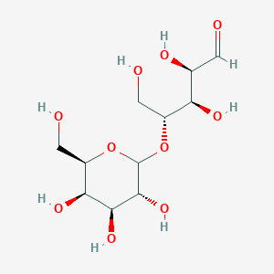 (2R,3R,4R)-2,3,5-trihydroxy-4-[(3R,4S,5R,6R)-3,4,5-trihydroxy-6-(hydroxymethyl)oxan-2-yl]oxypentanal