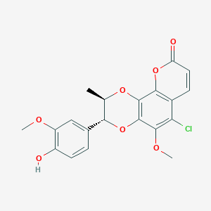 molecular formula C20H17ClO7 B1260001 5-Chloropropacin 