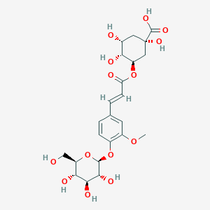 5-O-(4'-[beta-D-glucopyranosyl]-trans-feruloyl)quinic acid