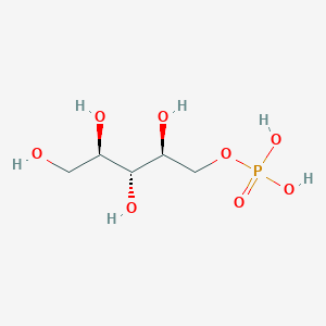molecular formula C5H13O8P B1260010 D-ribitol 1-phosphate 