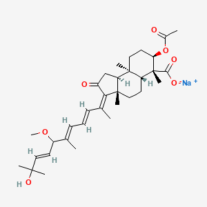 molecular formula C33H47NaO7 B1260016 sodium globostellatate B 