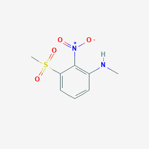 3-(Methanesulfonyl)-N-methyl-2-nitroaniline