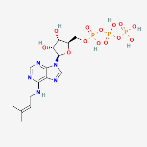 molecular formula C15H24N5O13P3 B1260020 N(6)-(dimethylallyl)adenosine 5'-triphosphate 