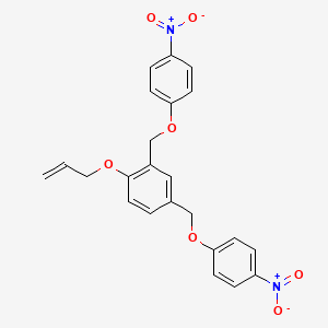 Benzene, 2,4-bis[(4-nitrophenoxy)methyl]-1-(2-propenyloxy)-