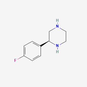 (2S)-2-(4-fluorophenyl)piperazine