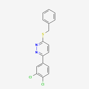 3-(Benzylsulfanyl)-6-(3,4-dichlorophenyl)pyridazine