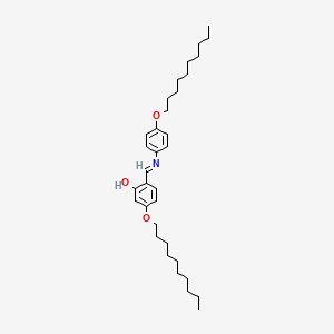 3-(Decyloxy)-6-{[4-(decyloxy)anilino]methylidene}cyclohexa-2,4-dien-1-one