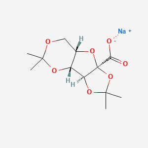 molecular formula C12H17NaO7 B1260029 Dikegulac sodium CAS No. 52508-35-7