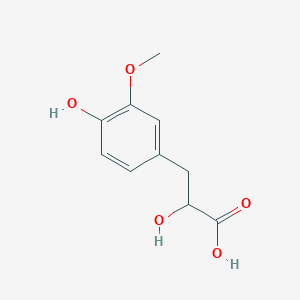 molecular formula C10H12O5 B126003 香草乳酸 CAS No. 2475-56-1