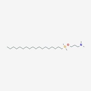 1-Propanamine, 3-[(dimethyloctadecylsilyl)oxy]-N,N-dimethyl-