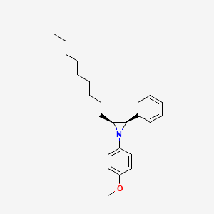 (2S,3R)-2-decyl-1-(4-methoxyphenyl)-3-phenylaziridine