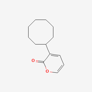 molecular formula C13H18O2 B1260037 Cyclooctylpyranone 