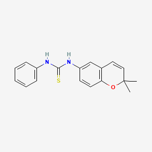 Thiourea, N-(2,2-dimethyl-2H-1-benzopyran-6-yl)-N'-phenyl-