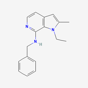 N-Benzyl-1-ethyl-2-methyl-1H-pyrrolo[2,3-c]pyridin-7-amine