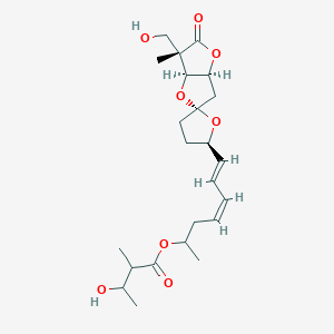 molecular formula C23H34O8 B1260041 Ascospiroketal B 