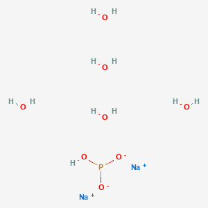 molecular formula H11Na2O8P B126006 五水合磷酸二氢二钠 CAS No. 13517-23-2