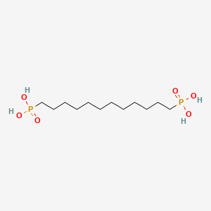 molecular formula C12H28O6P2 B1260064 十二烷二基双膦酸 CAS No. 7450-59-1