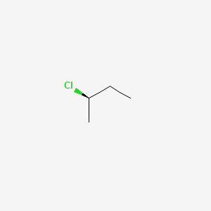 molecular formula C4H9Cl B1260068 (-)-2-Chlorobutane CAS No. 22157-31-9