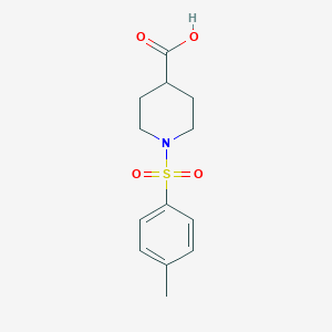 molecular formula C13H17NO4S B126007 1-甲苯磺酰基哌啶-4-羧酸 CAS No. 147636-36-0