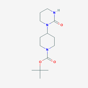 Tert-butyl 4-(2-oxotetrahydropyrimidin-1(2H)-YL)piperidine-1-carboxylate