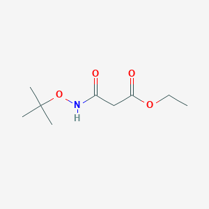 Ethyl 3-(tert-butoxyamino)-3-oxopropanoate